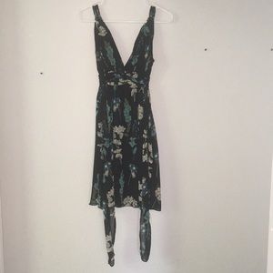 Twenty One Black Floral Dress